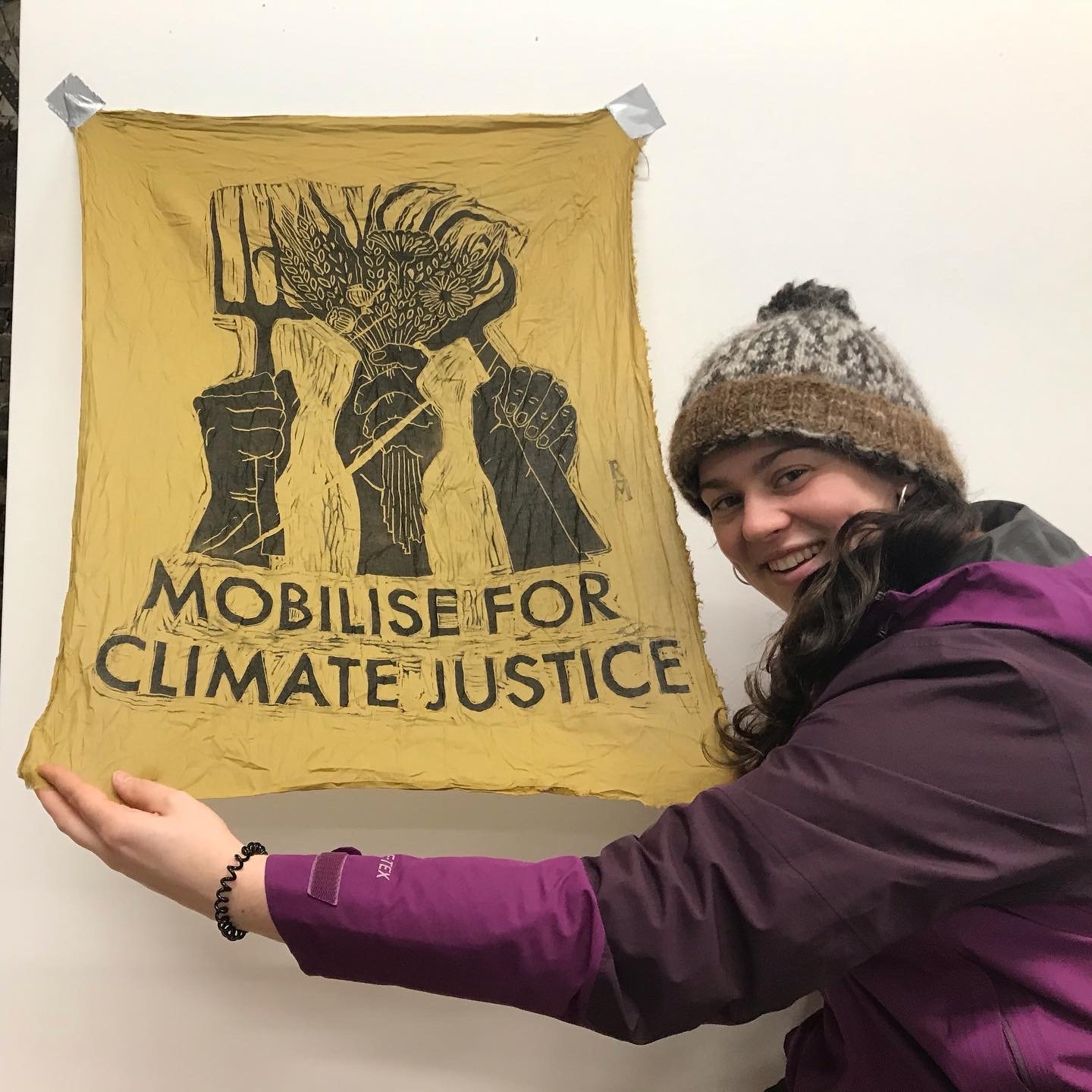 Twenty-one year old Iris Gillingham from Livingston Manor traveled to Glasgow, Scotland and attended the COP26 global climate conference.